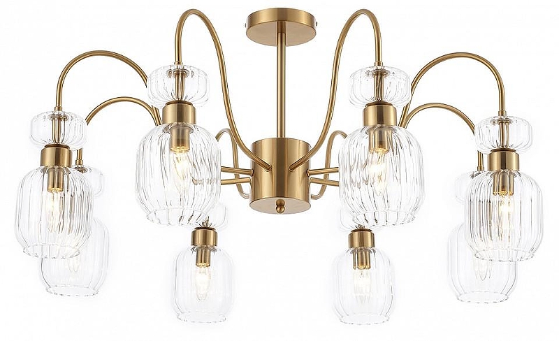 Люстра на штанге Escada Gloss 1141/8PL Clear 