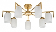 Люстра на штанге Escada Style 1142/7P Gold цвет плафона/подвески Белый, цвет арматуры Золото