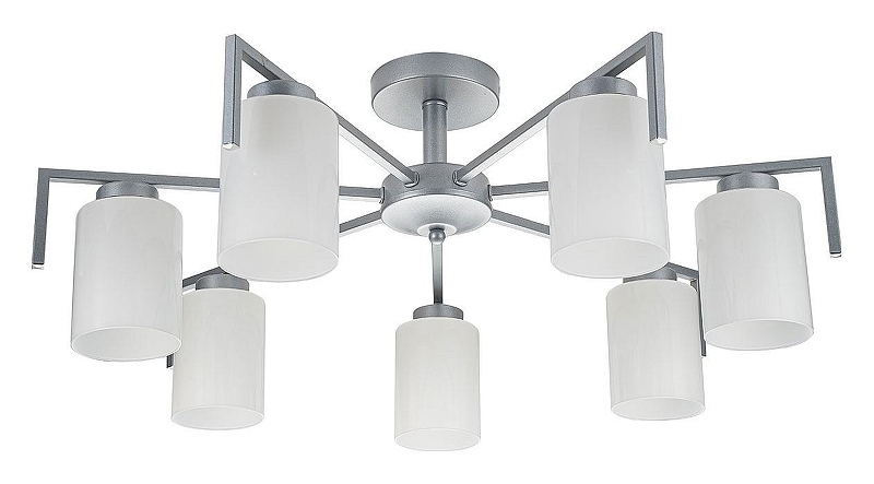 Люстра на штанге Escada Style 1142/7P Silver 