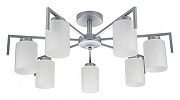 Люстра на штанге Escada Style 1142/7P Silver цвет плафона/подвески Белый, цвет арматуры Серебро