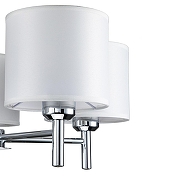 Люстра Escada Adora 1143/5PL цвет плафона/подвески Белый, Прозрачный, цвет арматуры Хром-4