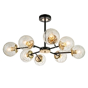 Люстра на штанге Escada Miracle 1146/8P цвет бронза, черный-1