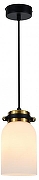 Подвесной светильник Escada Mad1son 1151/1S цвет плафона/подвески Белый, цвет арматуры Бронза, Черный-2