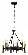 Люстра Indigo Cero 13009/9P Black цвет арматуры Золото, Черный-1