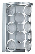 Накладной светильник Indigo Monile 13010/1W Nickel цвет плафона/подвески Белый, Прозрачный, Никель, цвет арматуры Никель
