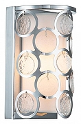 Накладной светильник Indigo Monile 13010/1W Nickel цвет плафона/подвески Белый, Прозрачный, Никель, цвет арматуры Никель-1