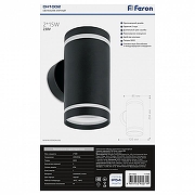 Светильник на штанге Feron Рио 11709 цвет плафона/подвески Черный, цвет арматуры Черный-2