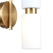 Бра Escada Sonnet 1171/1A Brass цвет плафона/подвески Белый, цвет арматуры Бронза-1
