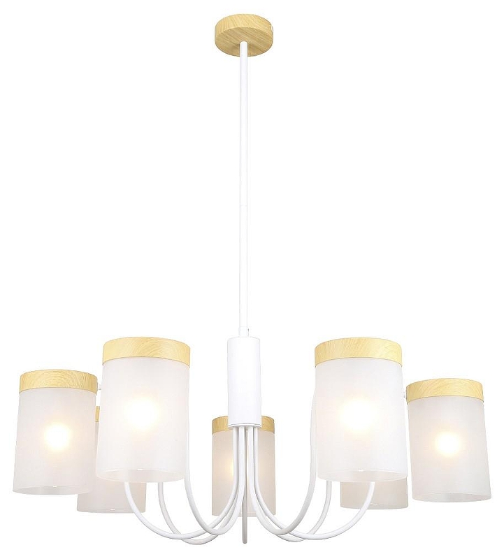 Люстра на штанге Escada Harmony 1172/7P White 