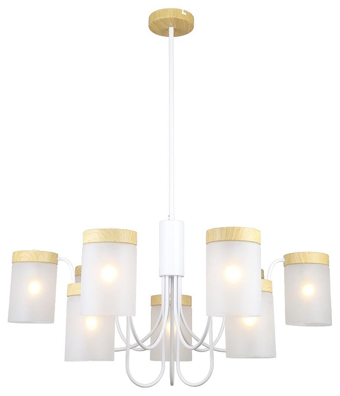 Люстра на штанге Escada Harmony 1172/9P White 