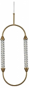 Подвесной светильник Indigo Ellisse 14005/1PGold цвет плафона/подвески Прозрачный, цвет арматуры Золото