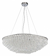 Люстра Indigo Intrigo 12028/12P Chrome цвет плафона/подвески Прозрачный, цвет арматуры Хром-1