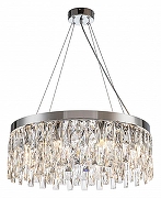 Люстра Indigo Anna 12029/8P Chrome цвет плафона/подвески Прозрачный, цвет арматуры Хром-2