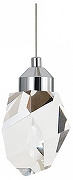 Подвесной светильник Indigo Cristallo 12053/1P Chrome цвет плафона/подвески Прозрачный, цвет арматуры Хром-2