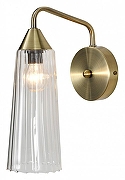 Бра Indigo Campana 13028/1W Brass цвет плафона/подвески Прозрачный, цвет арматуры Бронза-2