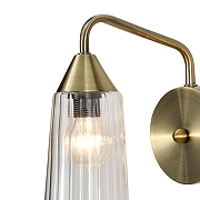 Бра Indigo Campana 13028/1W Brass цвет плафона/подвески Прозрачный, цвет арматуры Бронза-4