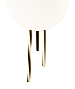 Накладной светильник Indigo Astro 14007/1W Brass цвет плафона/подвески Белый, цвет арматуры Бронза-2