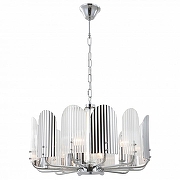 Люстра iLamp Dolce 15571-6 CR+MULT цвет плафона/подвески Прозрачный, цвет арматуры Хром-1