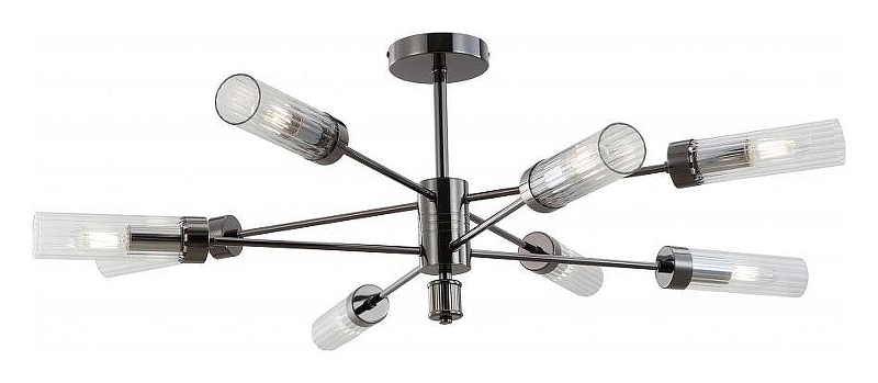 Люстра на штанге iLamp Evolution 15609-8 AN+CL 