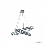 Подвесной светильник iLedex Crystal 16364/800+600 CR цвет плафона/подвески Прозрачный, цвет арматуры Хром-2