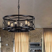 Подвесной светильник Favourite Mesh 1783-6P цвет плафона/подвески Черный, цвет арматуры Черный-3