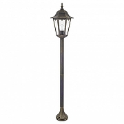 Ландшафтный светильник Favourite London 1808-1F цвет плафона/подвески Прозрачный, цвет арматуры Черный, Золото