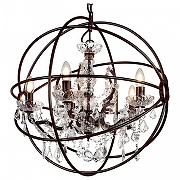 Люстра Favourite Orbit 1834-5P цвет неокрашенный, темно-коричневый