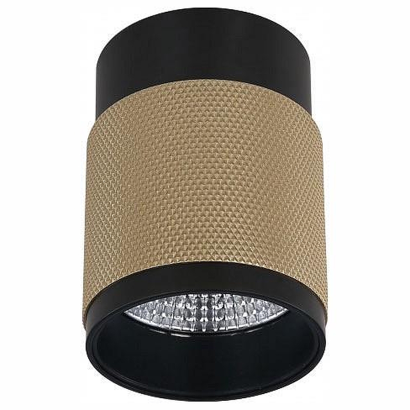 Накладной светильник iLedex Delta 1955-10W-3000K-36 BK+BR 