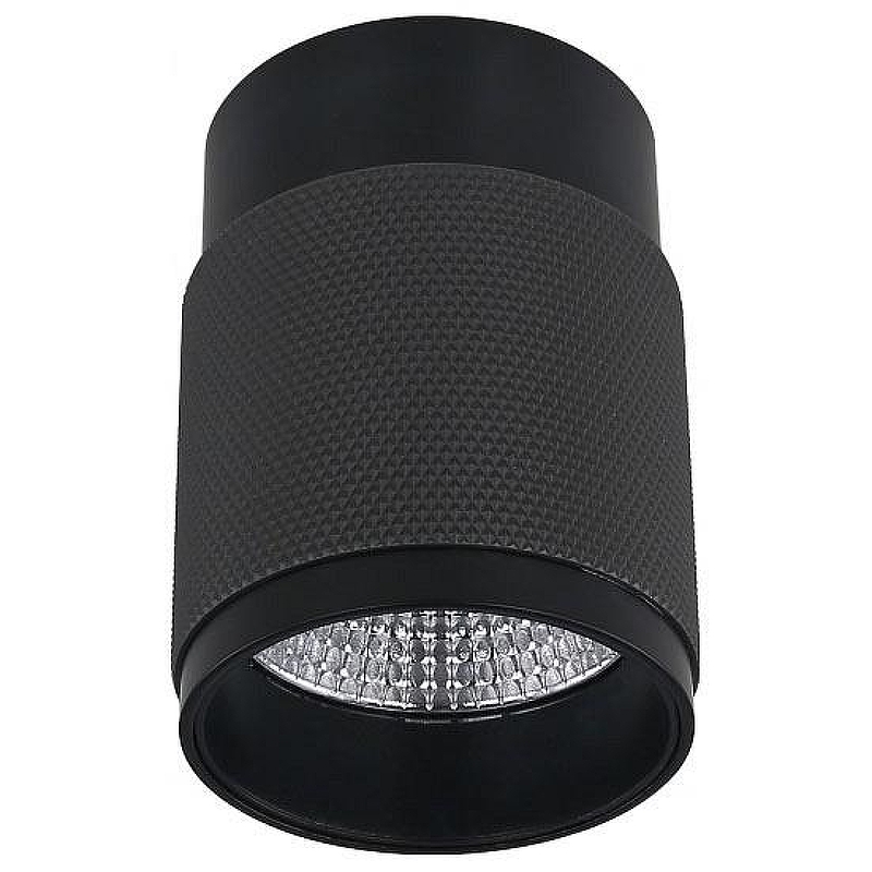Накладной светильник iLedex Delta 1955-10W-3000K-36 BK+GRP 