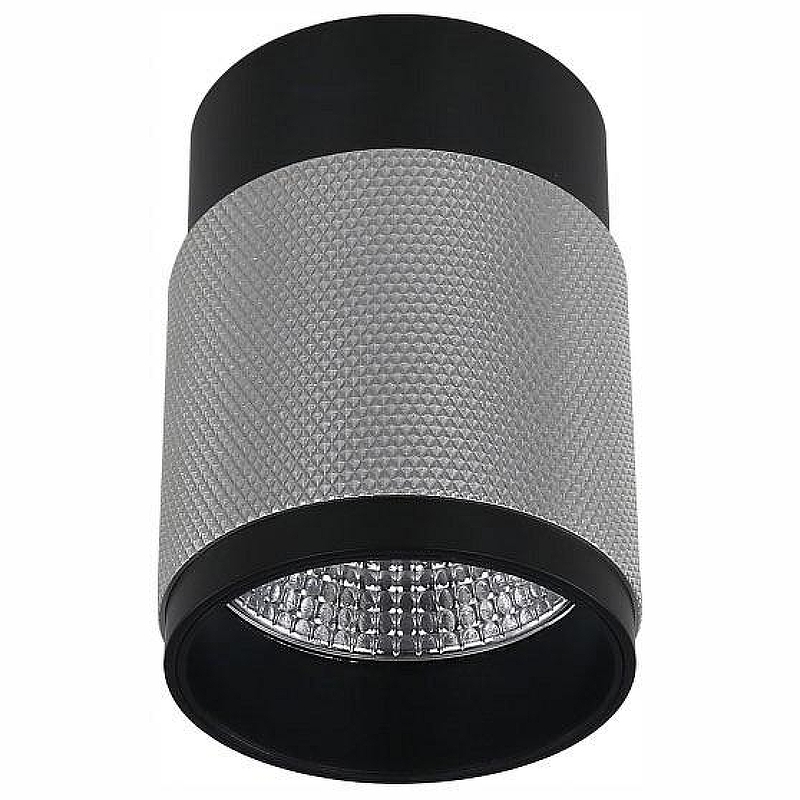 Накладной светильник iLedex Delta 1955-10W-3000K-36 BK+SL 