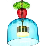 Подвесной светильник Loft it Candy 2008-C цвет плафона/подвески Голубой, цвет арматуры Золото-5