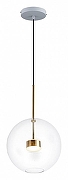 Подвесной светильник Loft it Bolle 2027-P1 цвет плафона/подвески Прозрачный, цвет арматуры Белый, Золото-1
