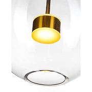 Подвесной светильник Loft it Bolle 2027-P1 цвет плафона/подвески Прозрачный, цвет арматуры Белый, Золото-6