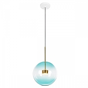 Подвесной светильник Loft it Bolle 2027-P1 Blue цвет плафона/подвески Голубой, цвет арматуры Золото-1