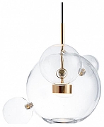 Подвесной светильник Loft it Bolle 2027-P4 цвет плафона/подвески Прозрачный, цвет арматуры Белый, Золото