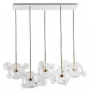 Подвесной светильник Loft it Bolle 2027-S5 цвет плафона/подвески Прозрачный, цвет арматуры Белый, Золото