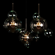 Подвесной светильник Loft it Bolle 2027-S3 Blue цвет плафона/подвески Голубой, цвет арматуры Золото-4