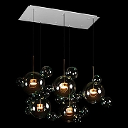 Подвесной светильник Loft it Bolle 2027-S5 Blue цвет плафона/подвески Голубой, цвет арматуры Золото-2