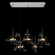 Подвесной светильник Loft it Bolle 2027-S5 Blue цвет плафона/подвески Голубой, цвет арматуры Золото-3