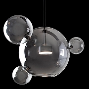 Подвесной светильник Loft it Bolle 2029-D3 цвет плафона/подвески Светло-серый, цвет арматуры Черный-5