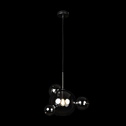 Подвесной светильник Loft it Bolle 2029-P4 mini цвет плафона/подвески Дымчатый, цвет арматуры Черный-4