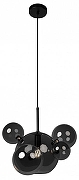 Подвесной светильник Loft it Bolle 2029-P6 mini цвет плафона/подвески Дымчатый, цвет арматуры Черный-2