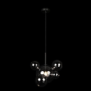 Подвесной светильник Loft it Bolle 2029-P6 mini цвет плафона/подвески Дымчатый, цвет арматуры Черный-4