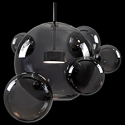 Подвесной светильник Loft it Bolle 2029-S3 цвет плафона/подвески Светло-серый, цвет арматуры Черный-2