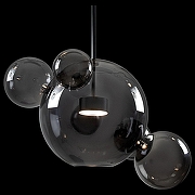 Подвесной светильник Loft it Bolle 2029-S3 цвет плафона/подвески Светло-серый, цвет арматуры Черный-3