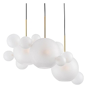 Подвесной светильник Loft it Bolle 2030-D3 цвет плафона/подвески Белый, цвет арматуры Белый, Золото-2