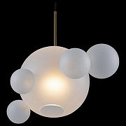 Подвесной светильник Loft it Bolle 2030-P6 цвет плафона/подвески Белый, цвет арматуры Белый, Золото-3