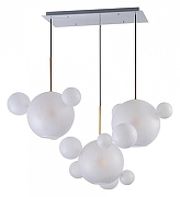 Подвесной светильник Loft it Bolle 2030-S3 цвет плафона/подвески Белый, цвет арматуры Белый, Золото