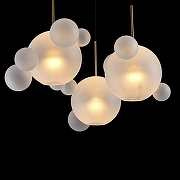 Подвесной светильник Loft it Bolle 2030-S3 цвет плафона/подвески Белый, цвет арматуры Белый, Золото-1