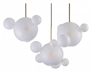 Подвесной светильник Loft it Bolle 2030-S3 цвет плафона/подвески Белый, цвет арматуры Белый, Золото-2